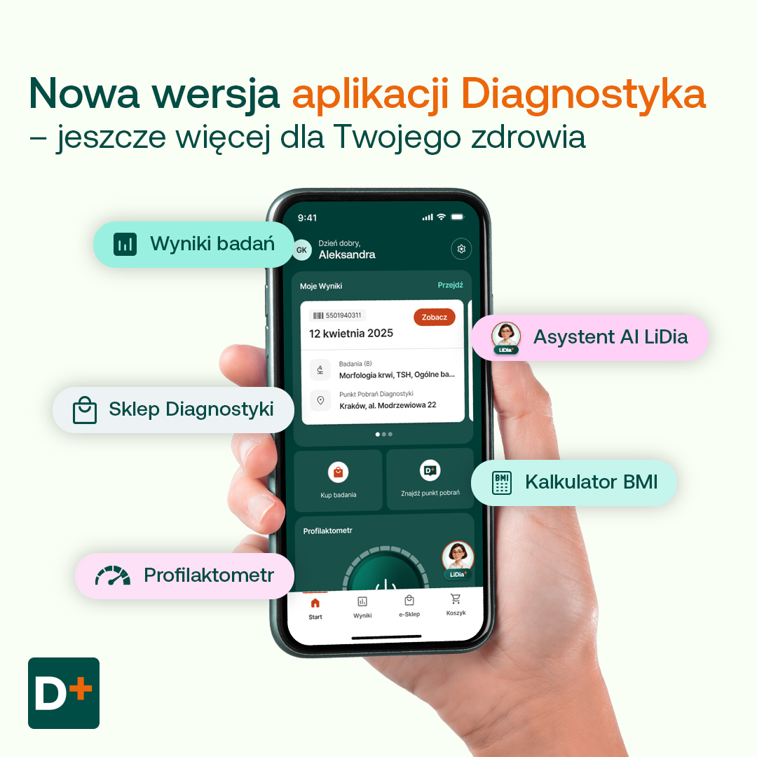 aplikacja Diagnostyka – Twój cyfrowy partner w dbaniu o zdrowie